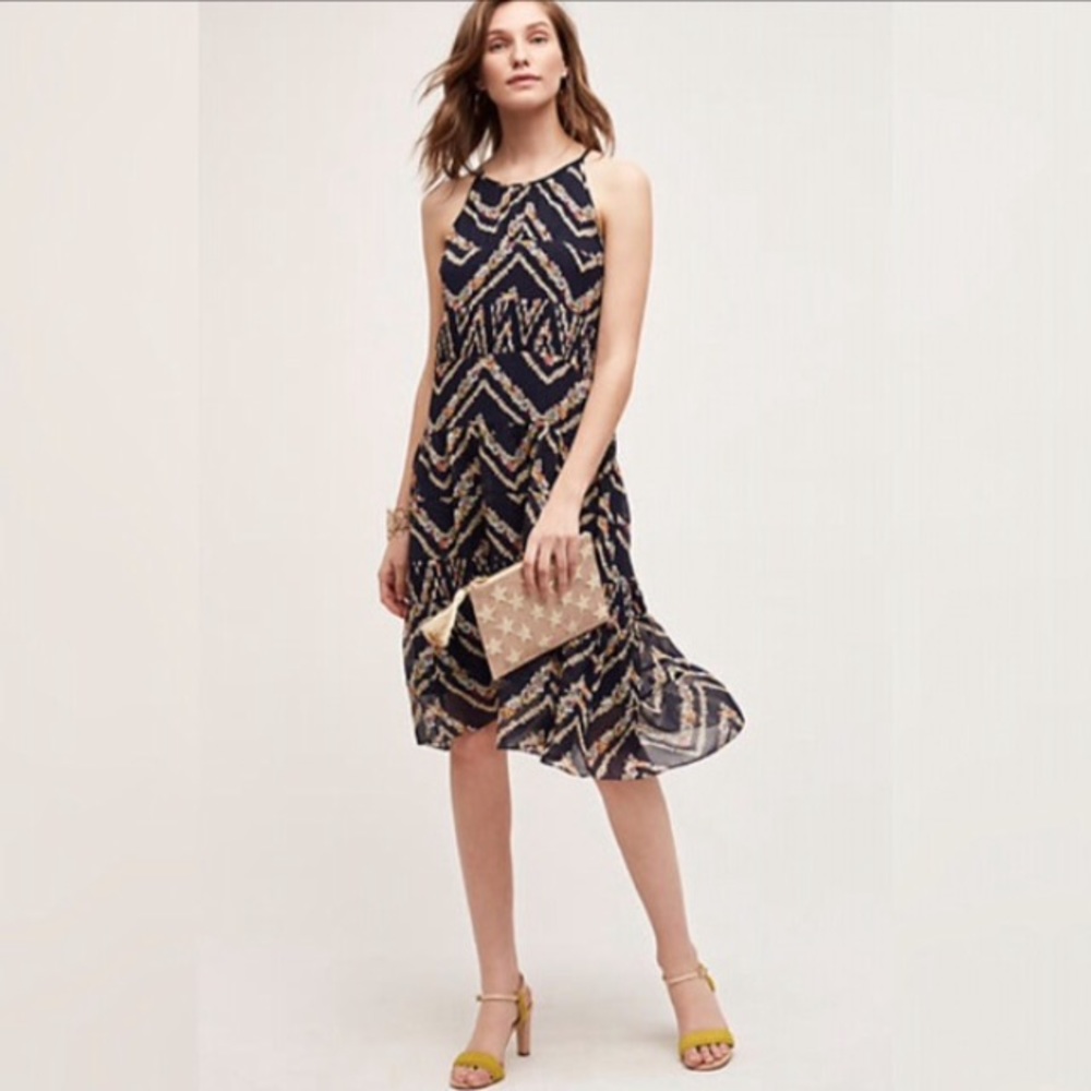 Anthropologie HD In Paris Rococo Midi Dress - Picture 2 of 8